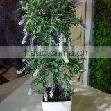 SJ030912 Potted Artificial Lavender Bonsai Lavander thumbnail-6
