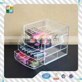 Customized Acrylic Make up Cosmetic Display Drawer / Acrylic Cosmetic Display Storage Drawer Box From Shenzhen Yidong thumbnail-2