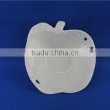 Stock Small White Ceramic Popcorn Bowl Apple Shaped Bowl thumbnail-2