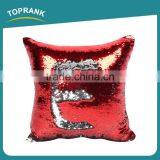 Toprank Newest Creative Two Tone Glitter Decorative Sequin Throw Pillow Mermaid Reversible Sequin Cushion thumbnail-4