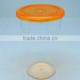 Transparent Plastic Mug With Lid and Straw thumbnail-2