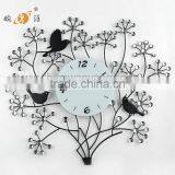 China Manufacturer Low Price Black Cute Bird Wall Clock thumbnail-2