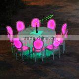 Battery Powered Light up Lounge Armless Ghost Chair