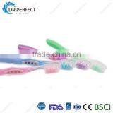 China Wholesale Toothbrush Crystal Handle PS+Rubber Dental Care Toothbrushes thumbnail-4