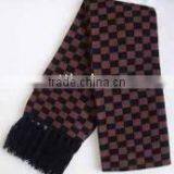 Tartan Plaid Scarf With Fringes thumbnail-1