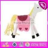 2016 Wholesale Cheap Funny Wooden Baby Puppet Toy W06D026 thumbnail-4