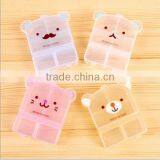 Custom Cartoon 6 Compartment Medicine Storage Case PP Plastic Pill Box Supplier in China,custom Made Plastic Pill Box Supplier thumbnail-2