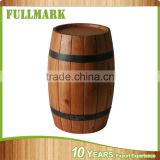 pine wood decorative mini wine barrel