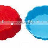 Flower Shape Silicone Muffin Cup/ Cake Cookie Cup / Mini Baking Tools thumbnail-1