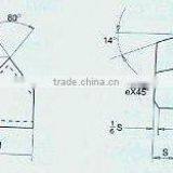 ISO242-1975 Hard Alloy Welding Blade--HWE