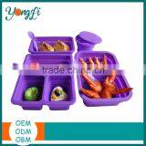 OEM Kitchen Silica Gel Lunch Box thumbnail-4