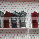 Jacquare Mitten Plain Gloves Wholesale thumbnail-1