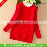 OEM Supply Girls Winter Clothing Thermal Dress Hoodless Sweater Dress for Girl 2-14yrs thumbnail-3