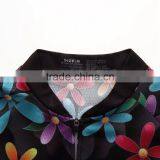 Professional Custom Lady Bicycle Women Wear Best Cool Design Female Cycling Jersey With Lower Collar thumbnail-3