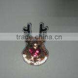 Embroidery Custom Animal Sequin Badges