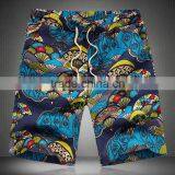2016 Lattest Design Custom Linen/cotton Mens Printing Beach Shorts thumbnail-2