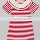 Wonder Kids Clothing Stripe Girl Back to School Wear Wholesale Girls Dresses Stripe Children's Dress thumbnail-1