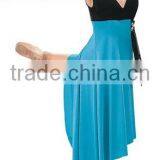 Fashional Irregular Design-girls Dance Costumes Velvet Satge Ballet Costumes for Sale thumbnail-1