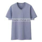 Cotton Mix Spandex Deep v T-shirts With Cheap Price thumbnail-1