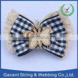 Butterfly Check Design Hair Flower thumbnail-1