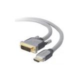 HDMI to DVI Cable with 25k Gold-plated Connectors, Customized Designs are Accepted