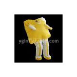 Yellow inflatable move cartoon