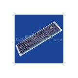 Stainless Steel Black Compact 66 Keys Metal Keyboard With Optical Trackball IP65 thumbnail-1