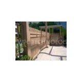 Custom WPC Outdoor Fence Door for Garden and Wood Plastic Composite Railing