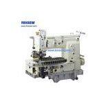 12-needle Flat-bed Double Chain Stitch Sewing Machine (tuck fabric seaming)