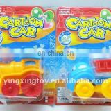 pull back cartoon car with sugared toys