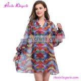 2017 Latest Printing Bohemian Chiffon Style Boho Dress Summer thumbnail-3