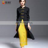 2017 Casual Style Ladies Two Tone Color Blocked Dress thumbnail-1
