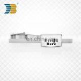 Different Types Low Price Zinc Alloy Material Tie Clip With Custom Logo