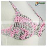 Bailange 2016 Newest Lady Unique Crochet Bra Swimming Cloth Sexy Lady Bra thumbnail-3