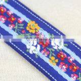 Fancy Embroidery National Flower Pattern Trim Ethnic Tape for Cloth thumbnail-3