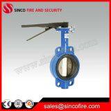 Cast Iron Gear Wafer Butterfly Valve for Fire Fighting thumbnail-2