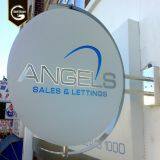 Stainless Steel LED Sign Outdoor Signage Advertising Light Box thumbnail-4