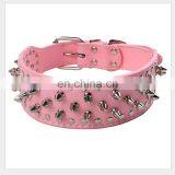 Mushroom Rivet Pet Leather Collar Leather Leash Training Dog Rope Pet Neck Chain Pet Supplies thumbnail-5