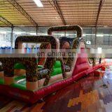 Kids Outdoor Camouflage Boom Camp Inflatable Bounce Course for Camping Area thumbnail-2