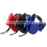 Wholesale Adjustable Retractable Climbing Rope Nylon Double Custom Print Logo Heavy Duty Luxury Slip Clip Pet Dog Leash thumbnail-3