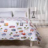 Reversible Kids Quilt Set King Size Lightweight Bedspread Printed Bed Cover All Season Coverlet Bed Set thumbnail-3