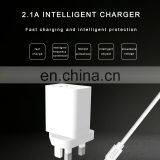 2.1 A Intelligent Charger UK Design for Iphone Micro Type-c Set thumbnail-4