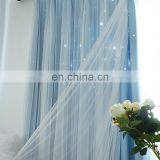 2020 News Cheap 100 Polyester Blue Color Ceiling Drapes Decoration Fabric For Bedroom Cortinas Living Room Window Curtain thumbnail-6