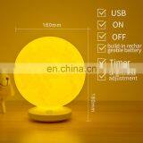 Unique 3D Moon Night Light Promotion Gift Sleeping Light With Touch Remote Control thumbnail-4