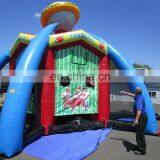 5 In 1 Inflatable World Sports Games Baseball Football Soccer Basketball Darts and Frisbee thumbnail-5