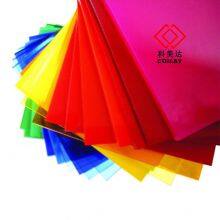 Long term heat resistance multi color hard plastic sheet board