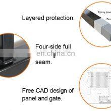Anti Rust Racking Aluminum Security Outdoor Fence Panels, 6' x 8' Metal Pool Fence Panels thumbnail-4