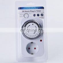 24 Hour Programmable Timer Switch Universal Socket Mechanical Timer 220V 16A Europe Plug EU Plug EU Socket thumbnail-4