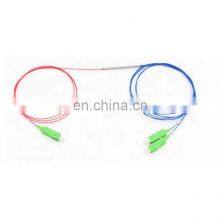 Fiber Optic Fbt Ratio Splitter 5/95 Fbt Splitter Mini Stainess Tube Fiber Optic Coupler