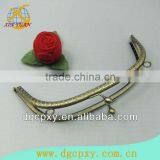 Various Flour Embossed Small Kiss Lock Head Metal Sewing Purse Frame for Fashion Purse